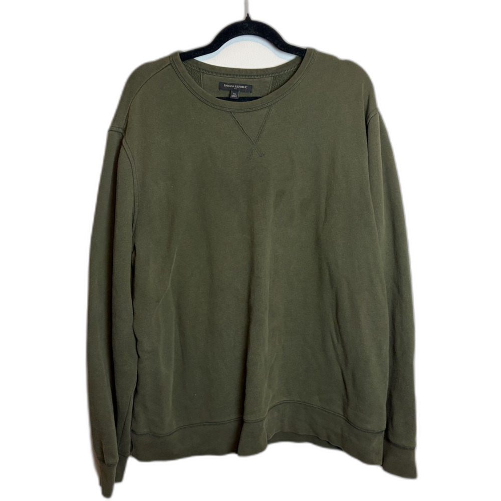 Banana Republic Green Crew Neck Sweater Size XL Men